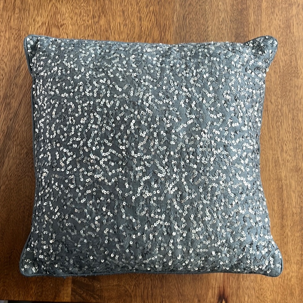 Sequin Throw pillow for sofa or bed